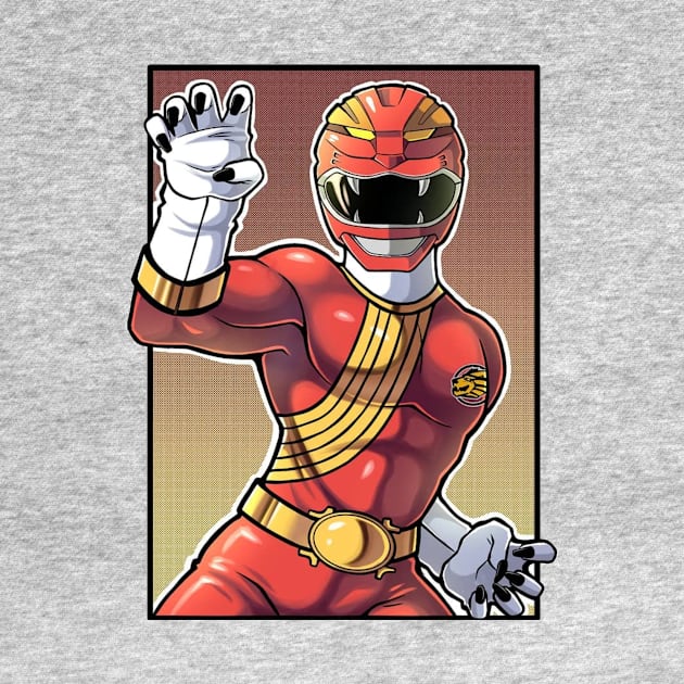 red ranger by fancy ghost